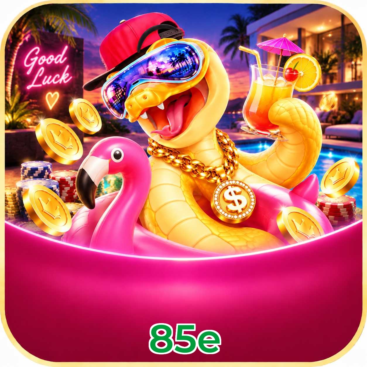 App 85e com catálogo premium, PIX e suporte 24/7